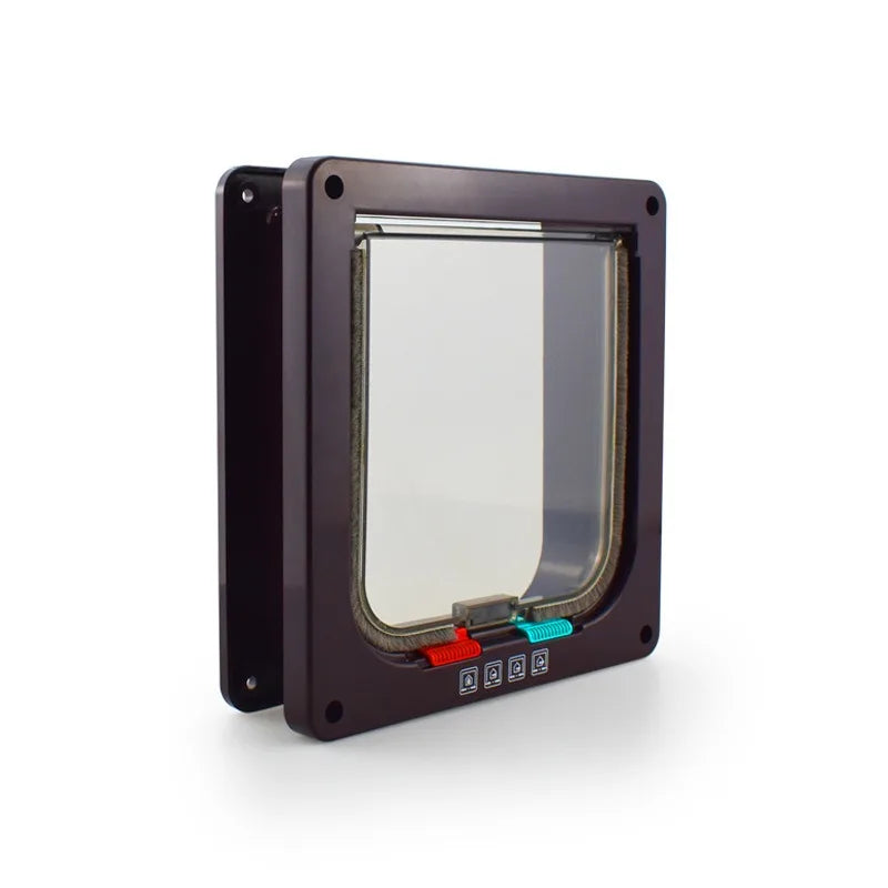Cat Two-way Door Free Entry and Exit Easy To Install Cat Accessories Cat Flap Durable and Scratch-resistant Pet Supplies