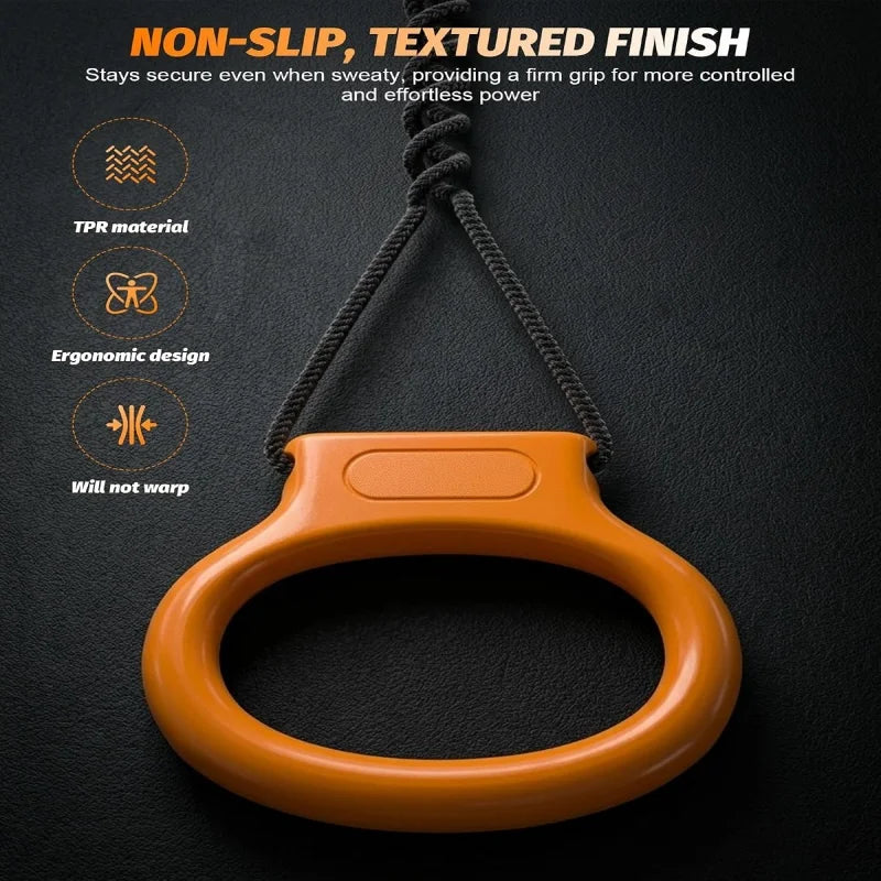 Flywheel Twister Arm Trainer, Chest Exerciser for Home Upper Body Workouts, Smooth pull-and-recoil resistance, Dual loop handles