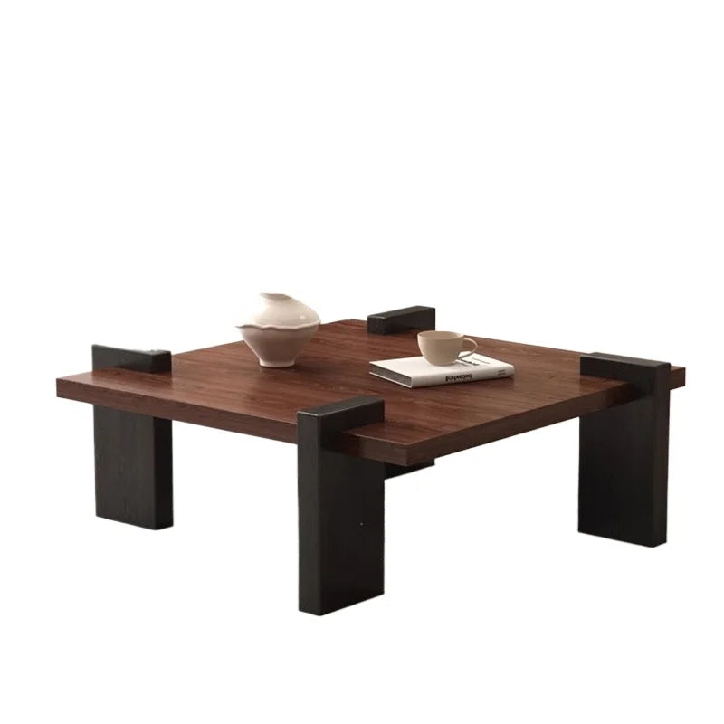 Wooden Rectangular Coffee Table Dinning Occasional Nordic Coffee Table Luxury Abstract Center Modern Furniture