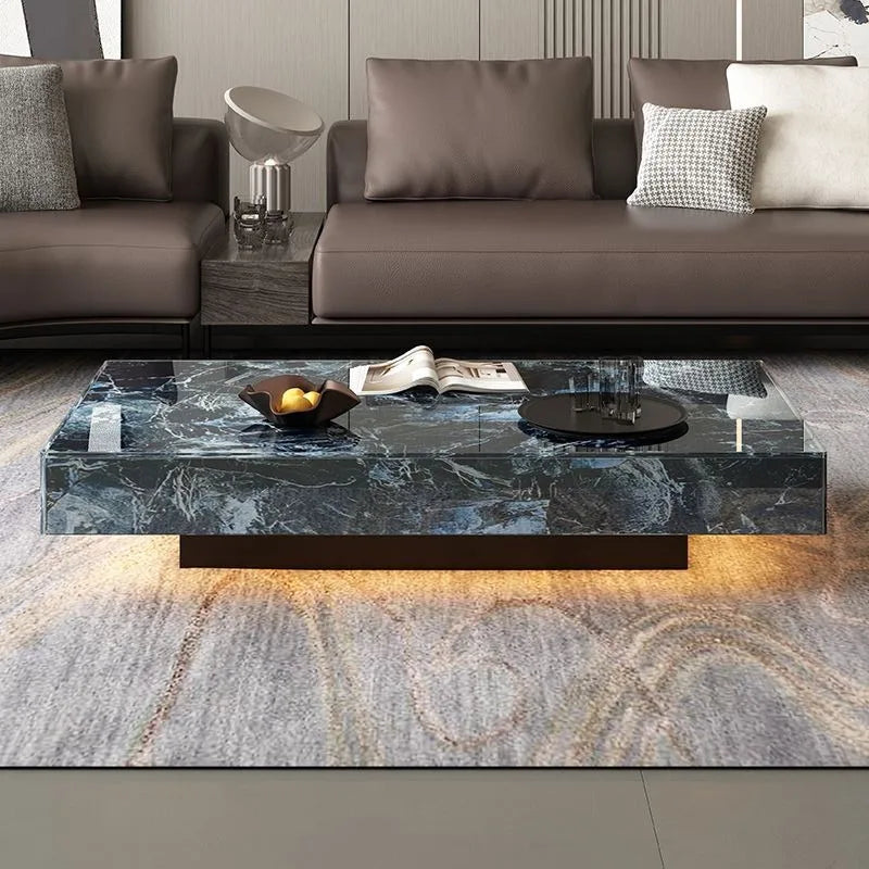 French Luxury Center Coffee Table 31 In 47 In Modern Luxury Gaming Hospitality Service Coffee Table For Living Room Furniture