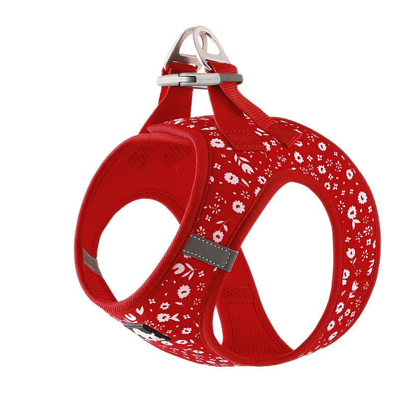 Truelove Pet Harness Soft Air Mesh Adjustable Reflective Pet Vest Small and Medium Breeds No Pull Adjustable Dog Harness