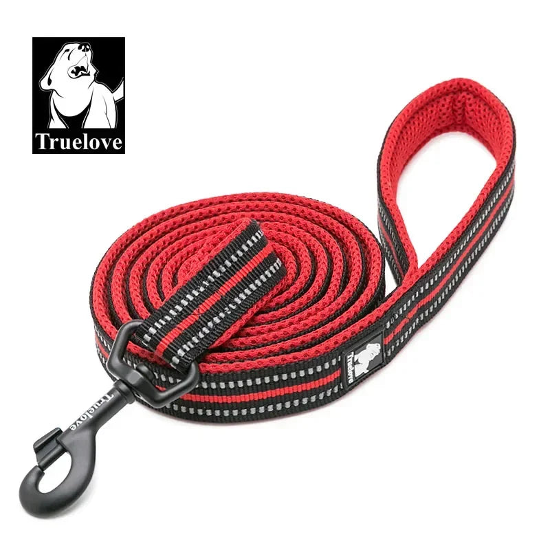 Truelove Soft Pet Leash Reflective Nylon Mesh Padded Puppy Large Dog or Cat Walking Training 11 Color 200cm