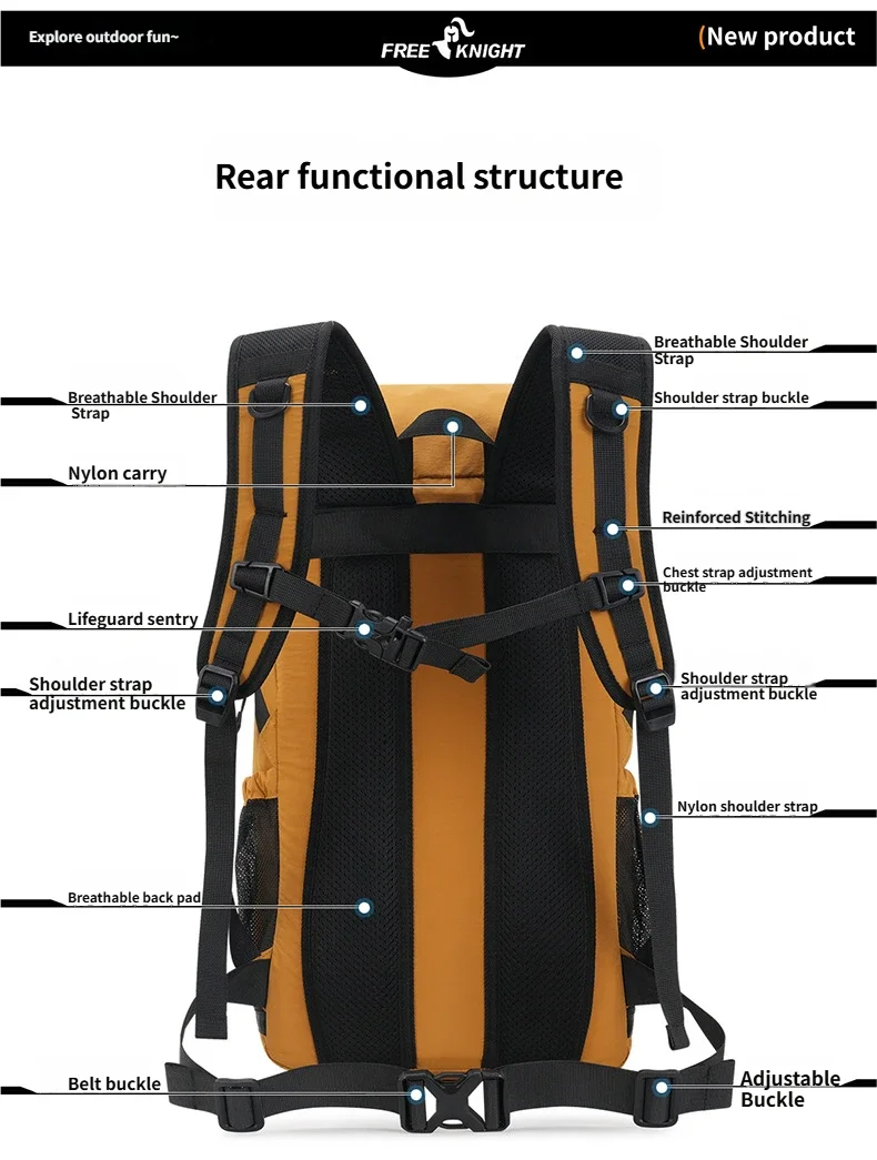 30L Tactical Waterproof Backpack for Men Women Trekking Fishing Hunting Bag Backpack Outdoor Rucksacks Sports Camping Hiking