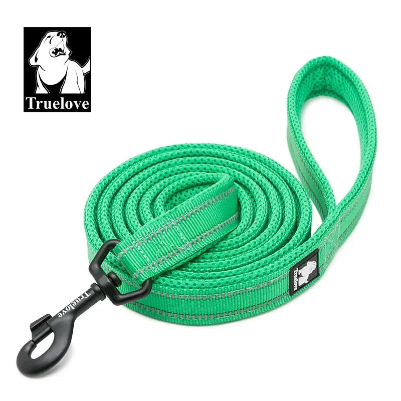 Truelove Soft Pet Leash Reflective Nylon Mesh Padded Puppy Large Dog or Cat Walking Training 11 Color 200cm
