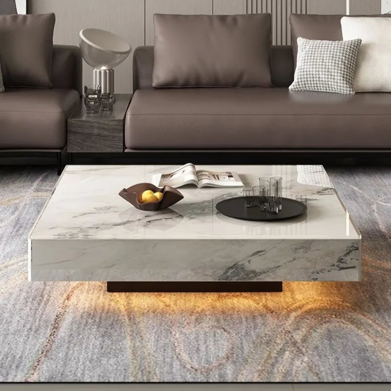 French Luxury Center Coffee Table 31 In 47 In Modern Luxury Gaming Hospitality Service Coffee Table For Living Room Furniture