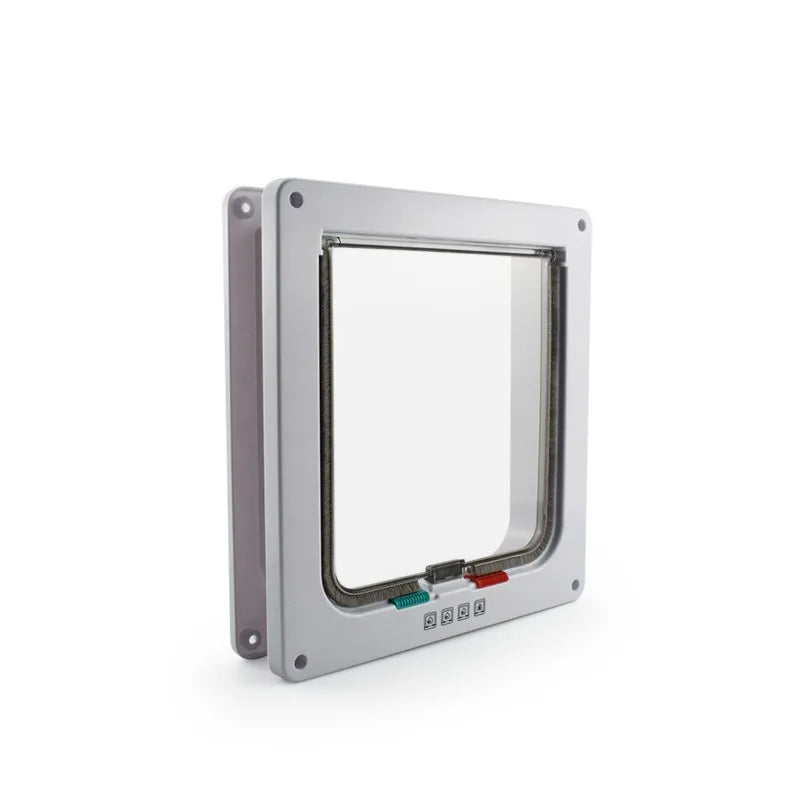 Cat Two-way Door Free Entry and Exit Easy To Install Cat Accessories Cat Flap Durable and Scratch-resistant Pet Supplies