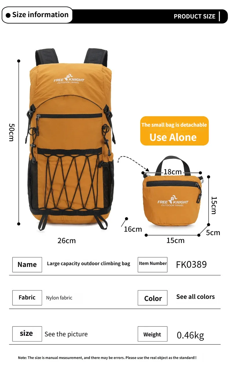 30L Tactical Waterproof Backpack for Men Women Trekking Fishing Hunting Bag Backpack Outdoor Rucksacks Sports Camping Hiking